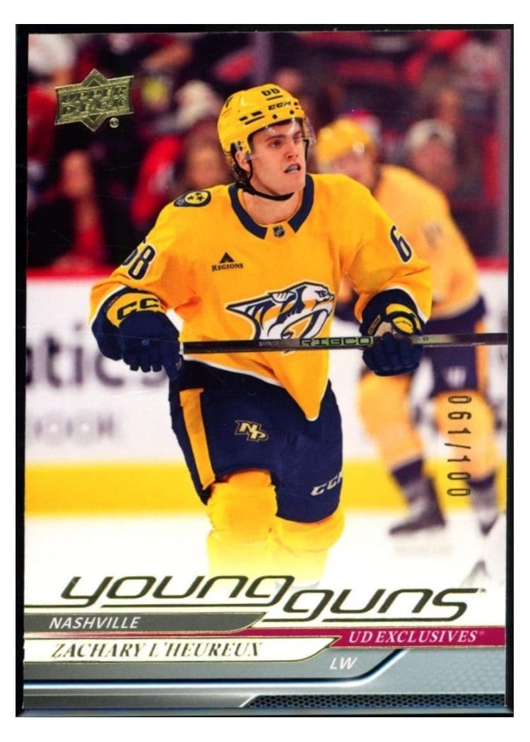 2024-25 Upper Deck Base Set Zachary L'Heureux Exclusive #480