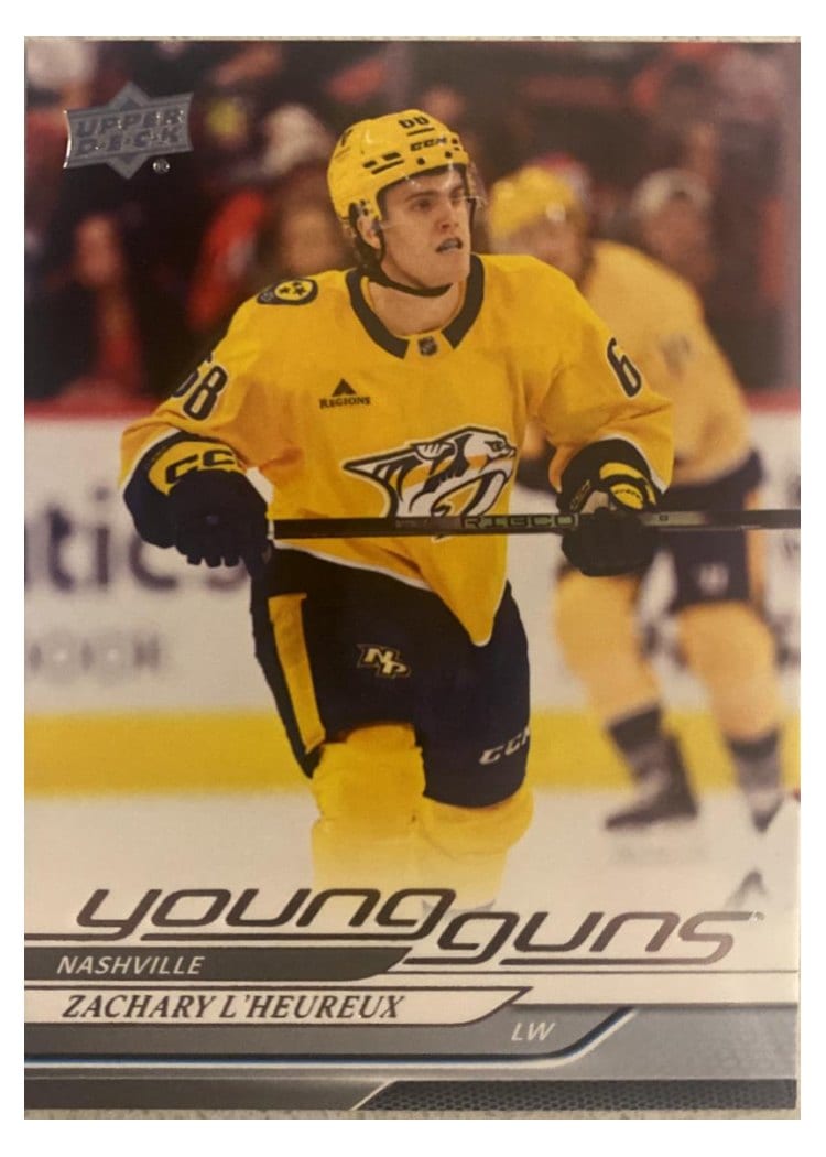 2024-25 Upper Deck Base Set Zachary L'Heureux #480 card