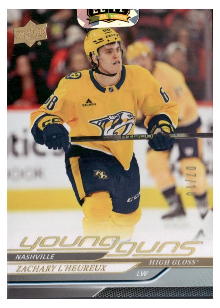 2024-25 Upper Deck Base Set Zachary L'Heureux High Gloss #480