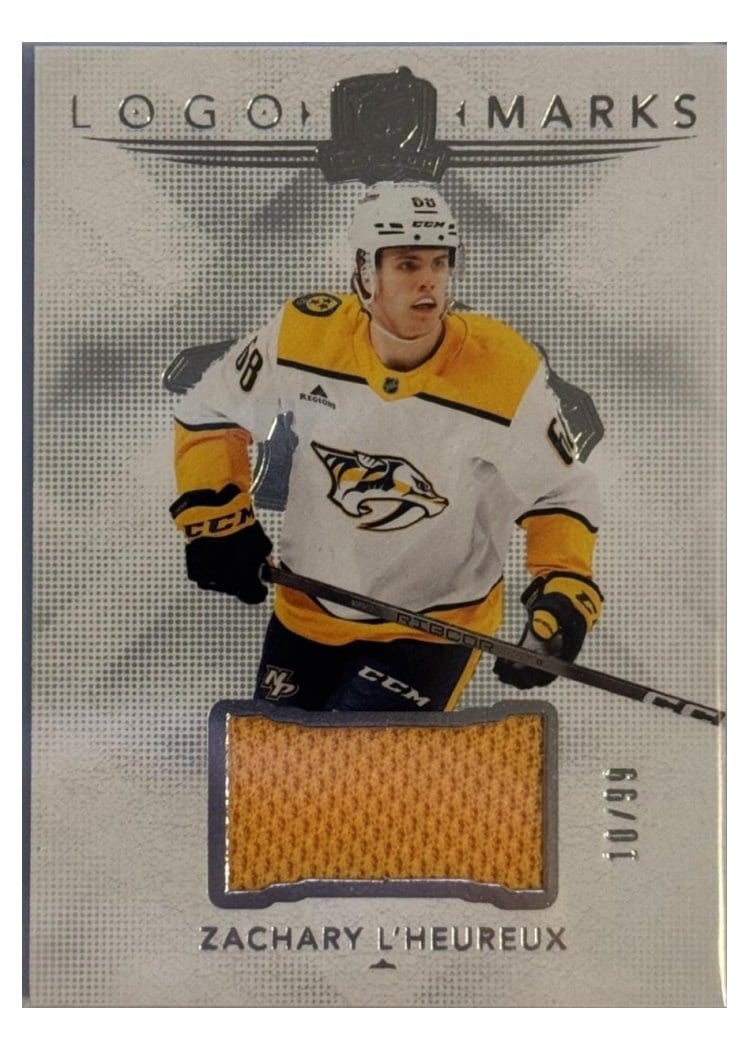 2024-25 Upper Deck The Cup Logomarks Zachary L'Heureux #LM-ZL card