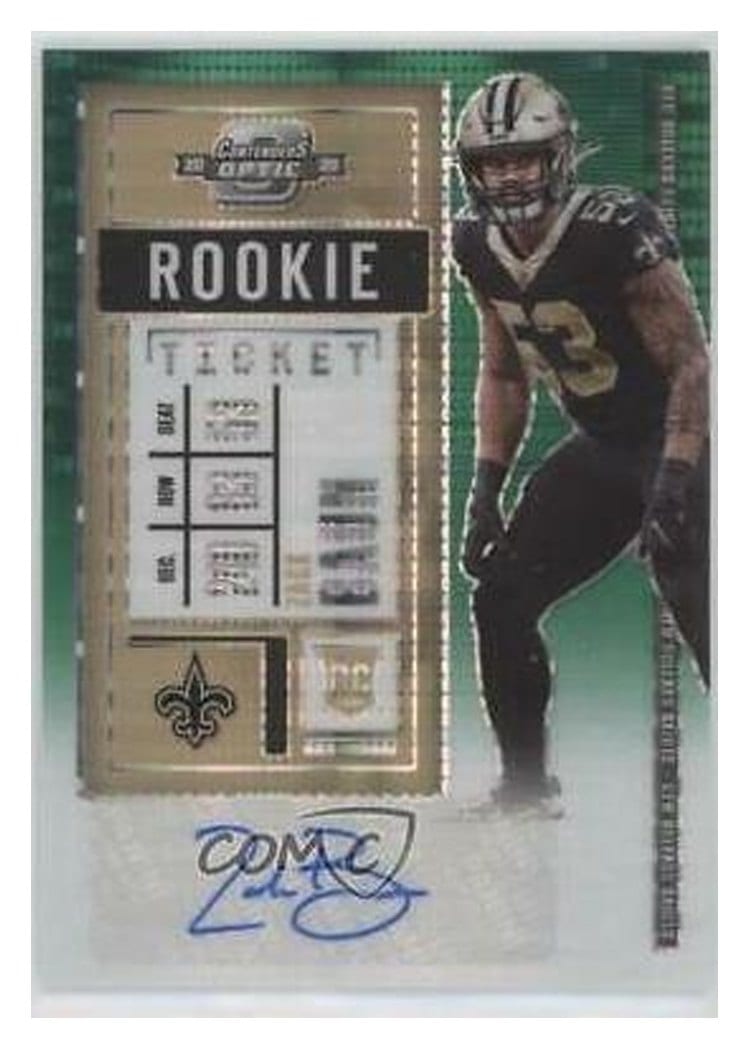 2020 Panini Contenders Optic Base Set Zack Baun #167 card