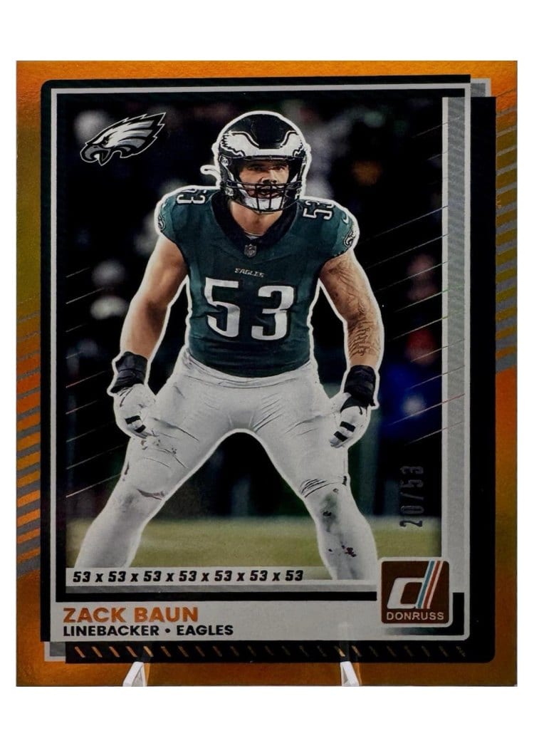 2025 Donruss Base Set Zack Baun Jersey Number #264 card