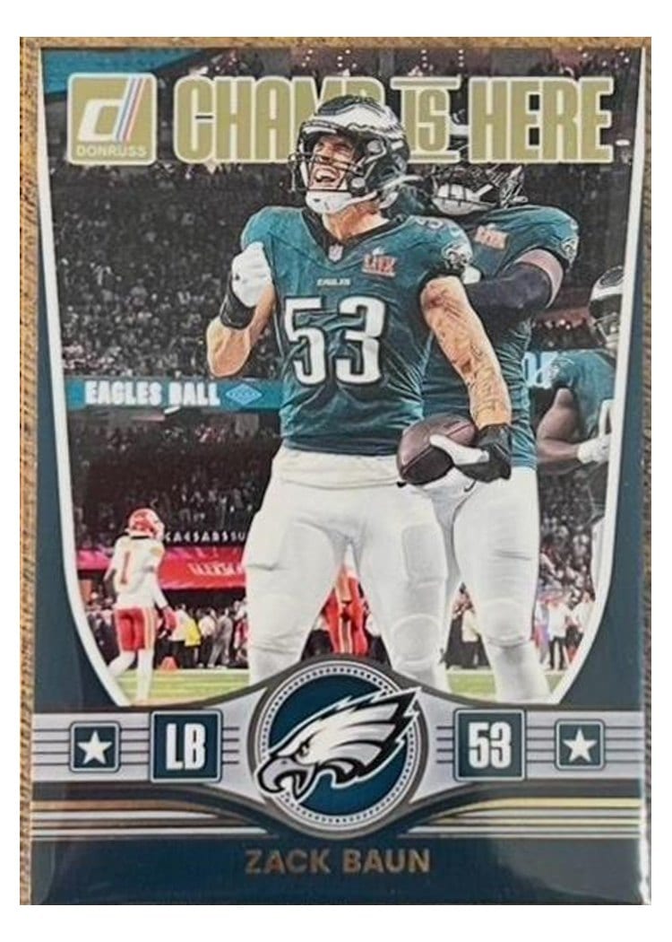 2025 Donruss Champ is Here Zack Baun #CIH-ZBN card