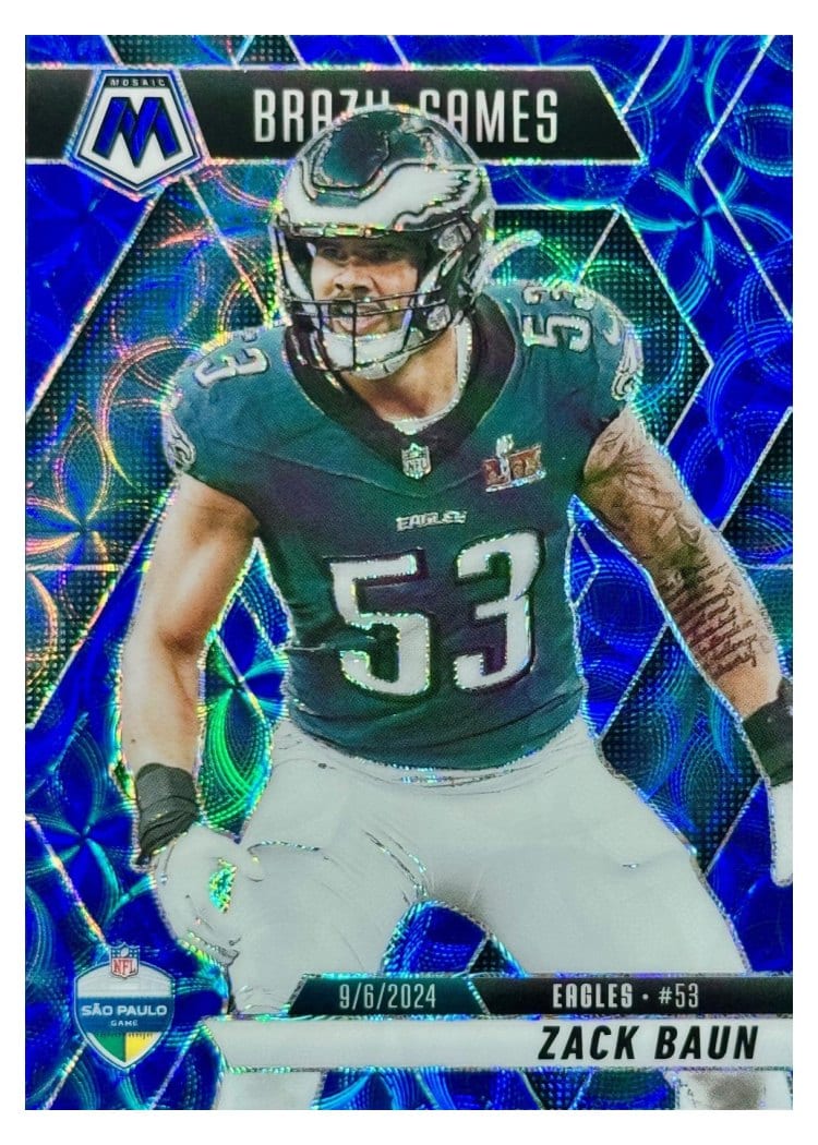 2025 Panini Mosaic Base Set Zack Baun #141 card