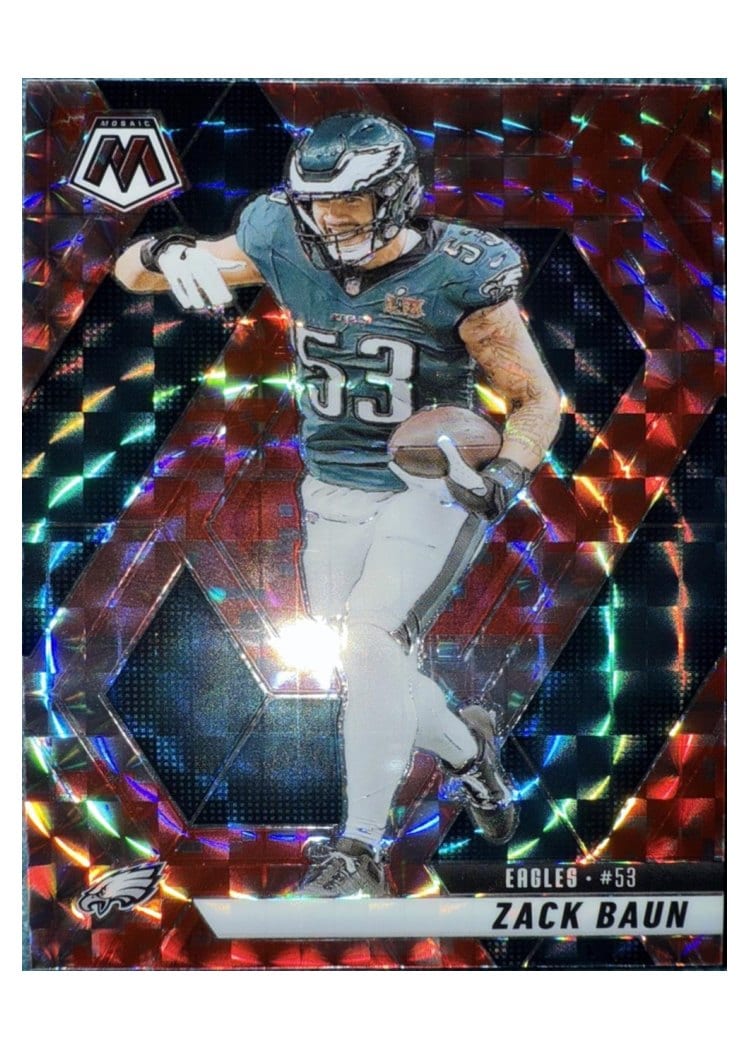 2025 Panini Mosaic Base Set Zack Baun #141 card