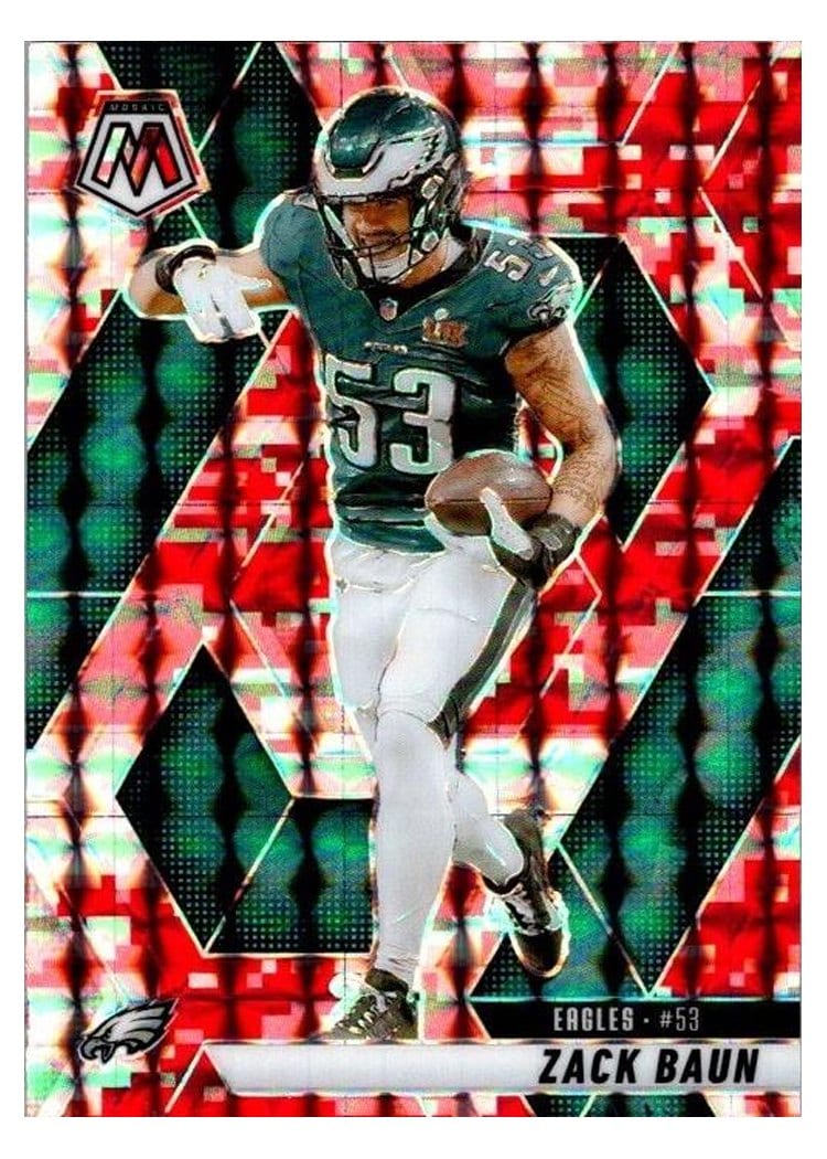 2025 Panini Mosaic Base Set Zack Baun #141 card