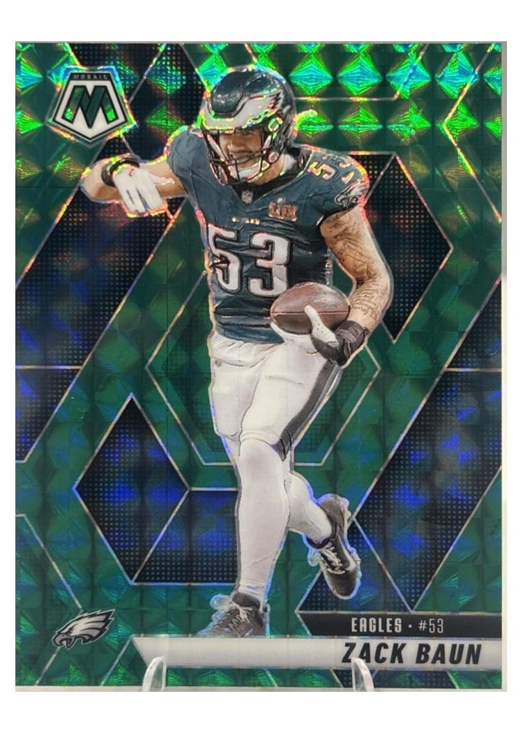 2025 Panini Mosaic Base Set Zack Baun #141 card