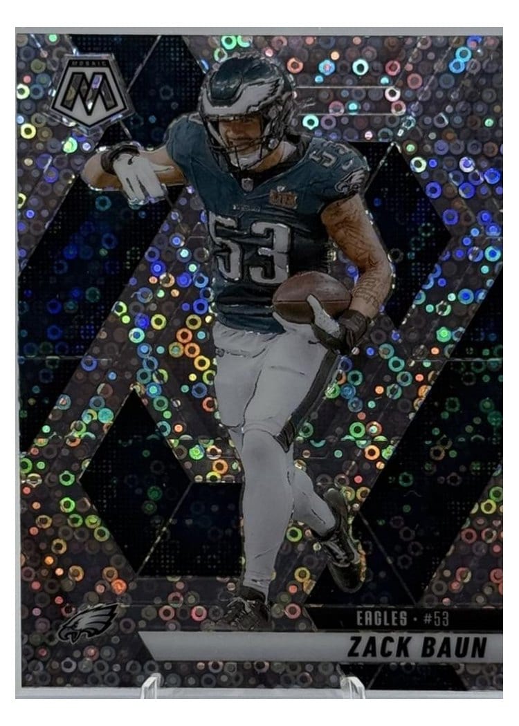2025 Panini Mosaic Base Set Zack Baun #141 card