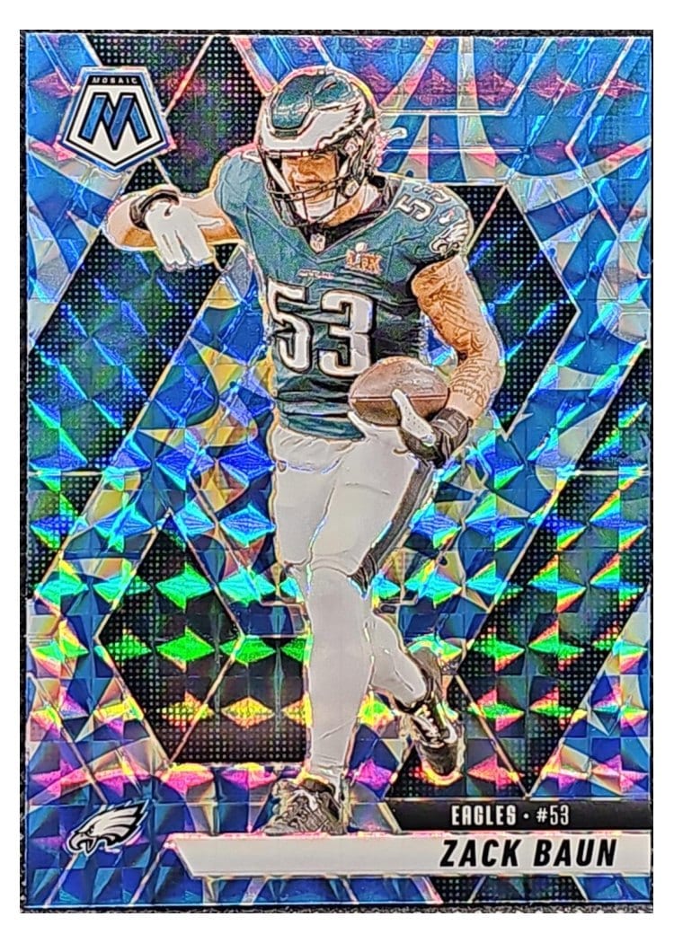 2025 Panini Mosaic Base Set Zack Baun #141 card