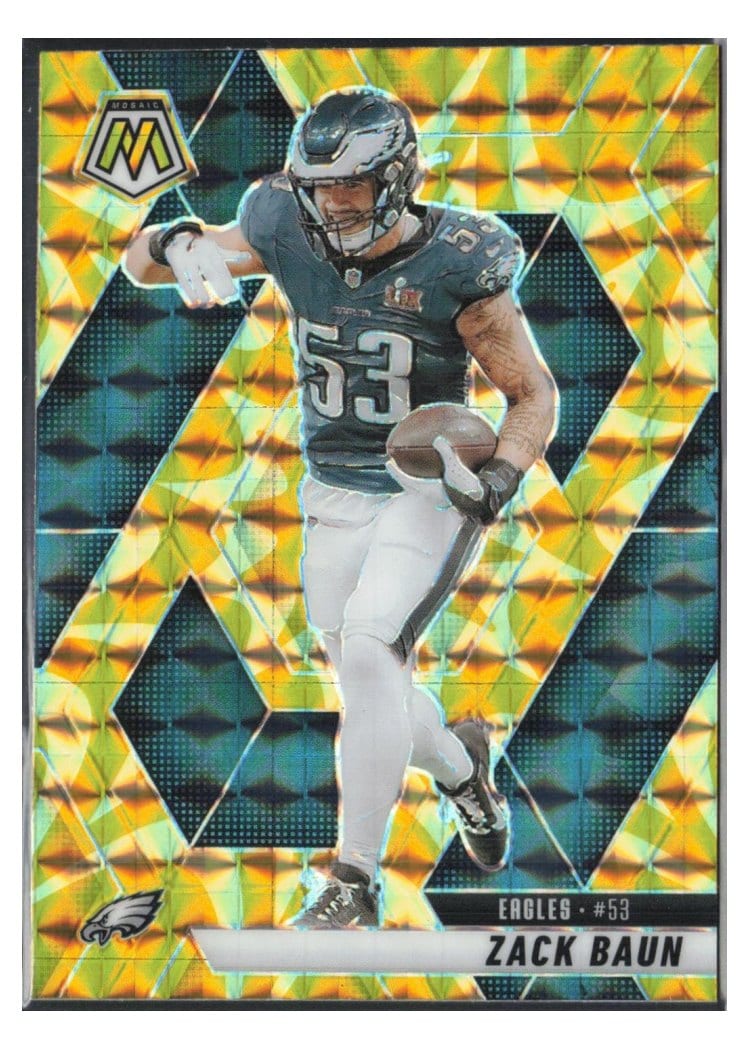 2025 Panini Mosaic Base Set Zack Baun #141 card