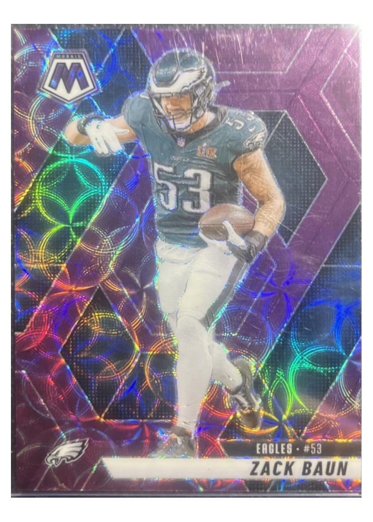 2025 Panini Mosaic Base Set Zack Baun #141 card