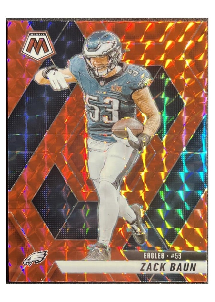 2025 Panini Mosaic Base Set Zack Baun #141 card