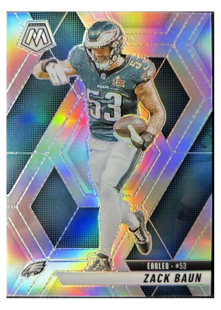 2025 Panini Mosaic Base Set Zack Baun #141 card