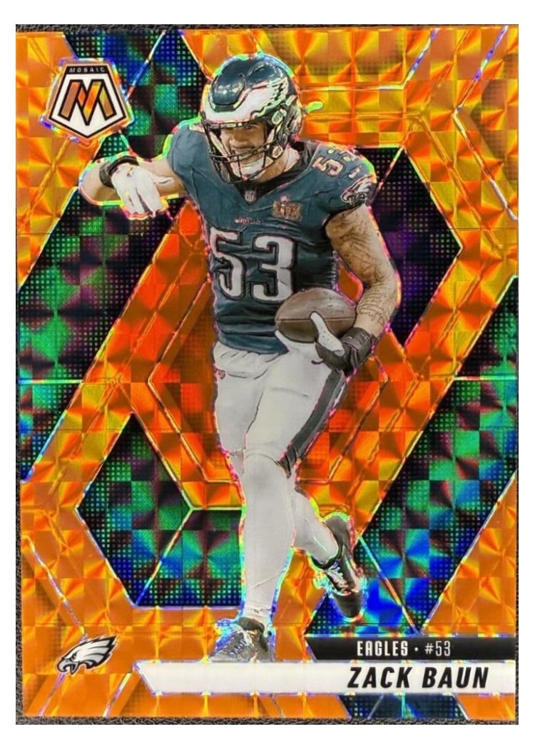 2025 Panini Mosaic Base Set Zack Baun #141 card