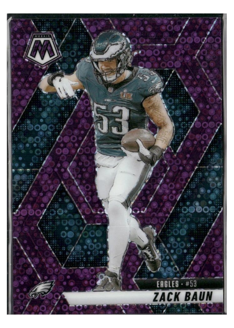 2025 Panini Mosaic Base Set Zack Baun #141 card