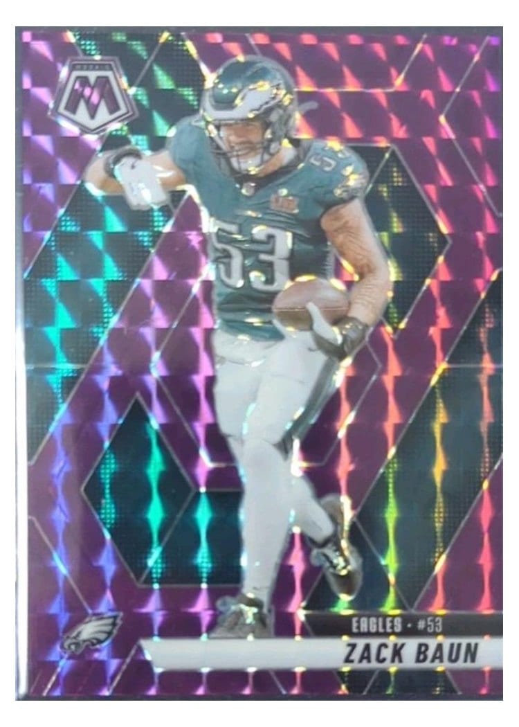 2025 Panini Mosaic Base Set Zack Baun #141 card