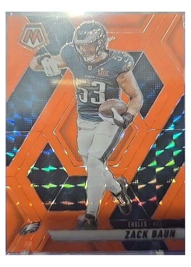 2025 Panini Mosaic Base Set Zack Baun #141 card