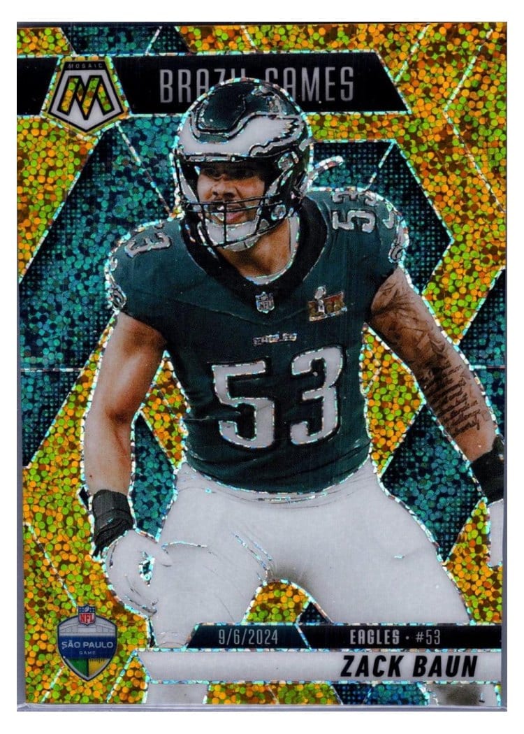 2025 Panini Mosaic Base Set Zack Baun #141 card