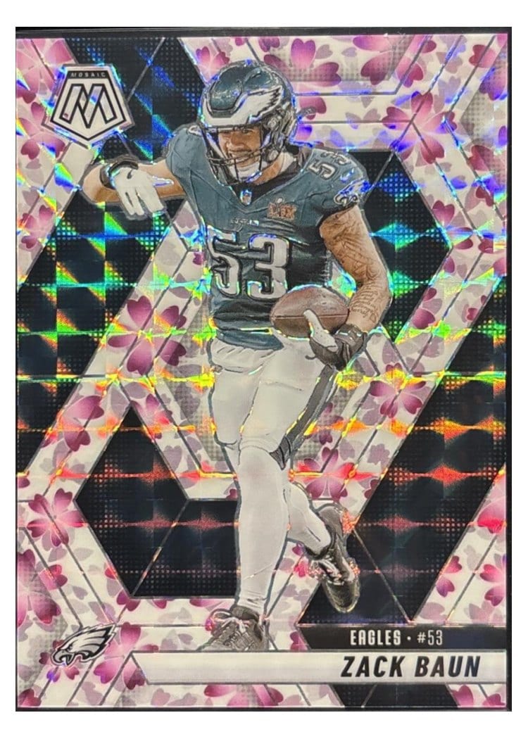 2025 Panini Mosaic Base Set Zack Baun #141 card