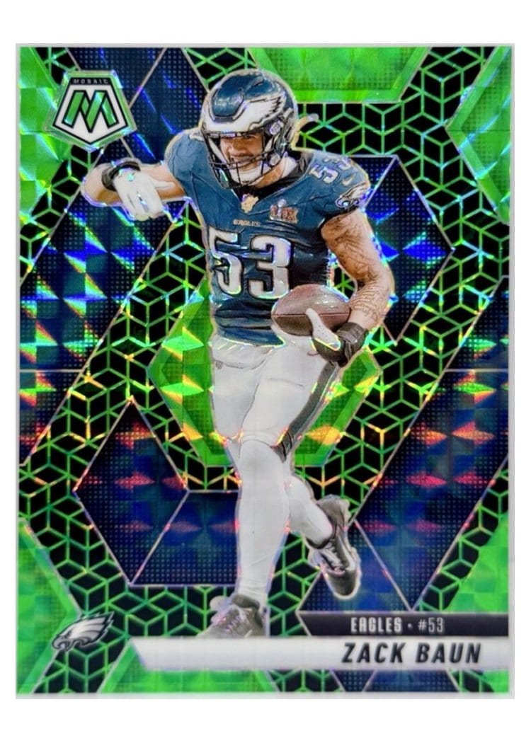 2025 Panini Mosaic Base Set Zack Baun #141 card