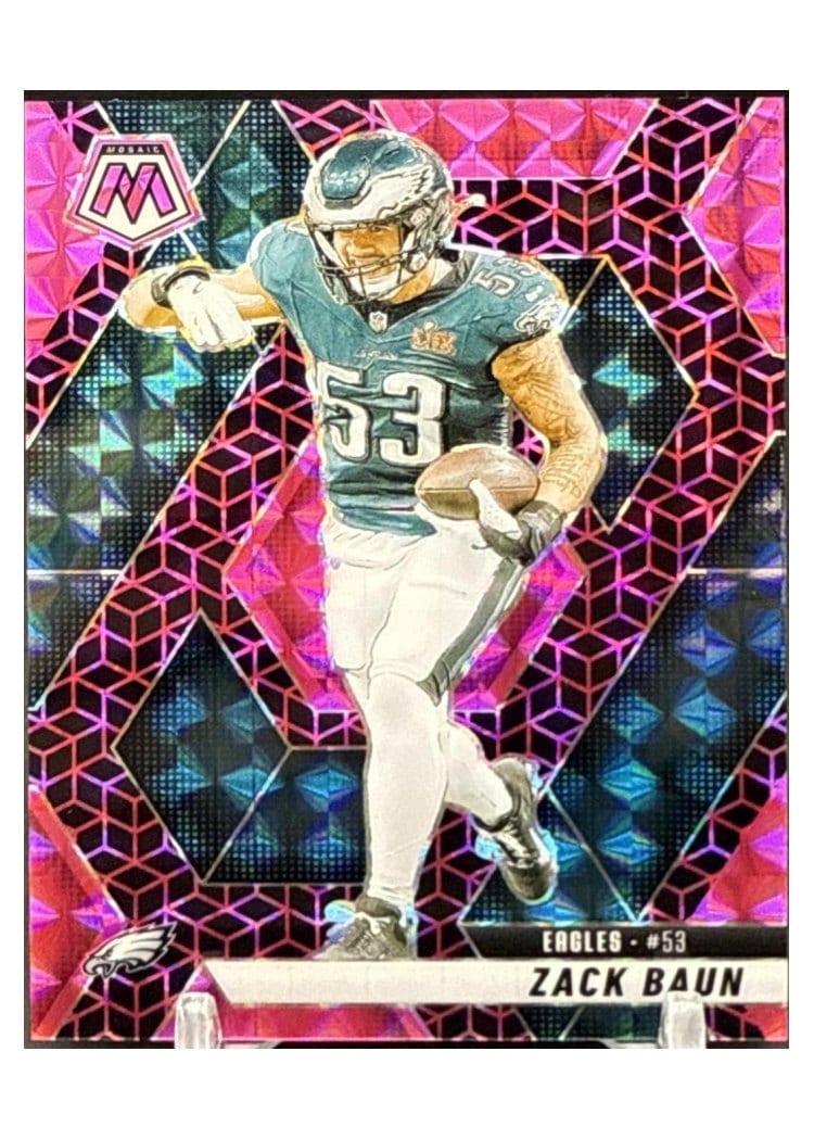 2025 Panini Mosaic Base Set Zack Baun #141 card