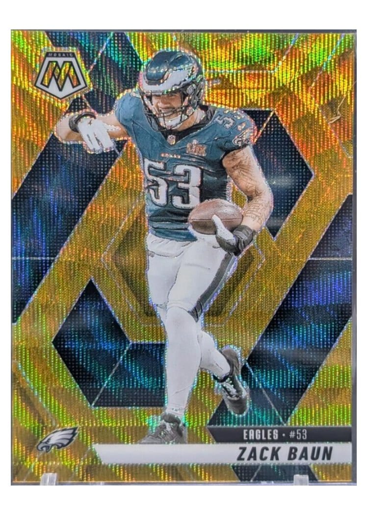 2025 Panini Mosaic Base Set Zack Baun #141 card