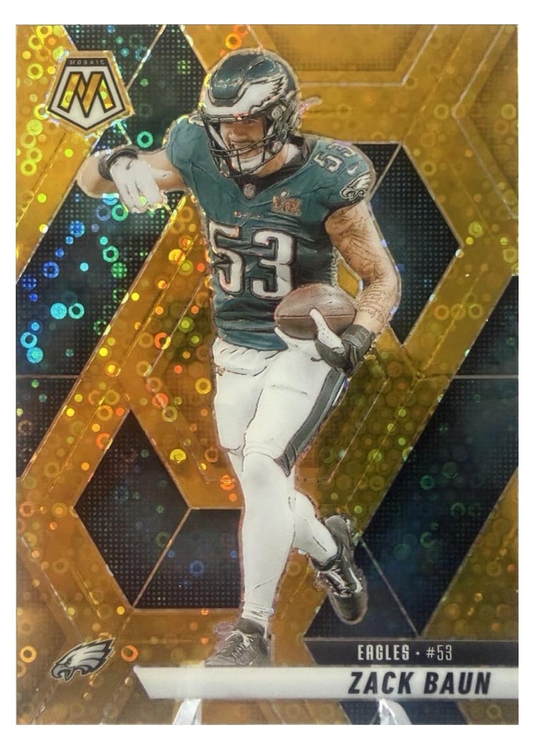 2025 Panini Mosaic Base Set Zack Baun #141 card