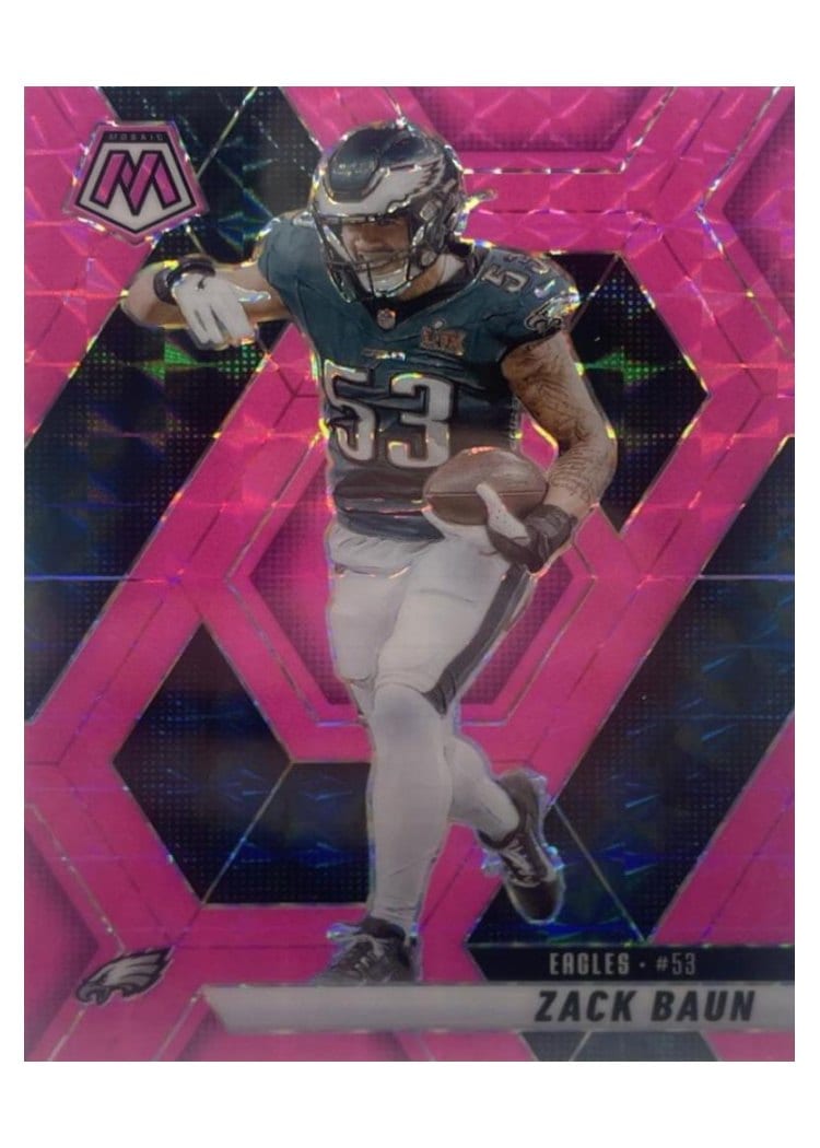 2025 Panini Mosaic Base Set Zack Baun #141 card