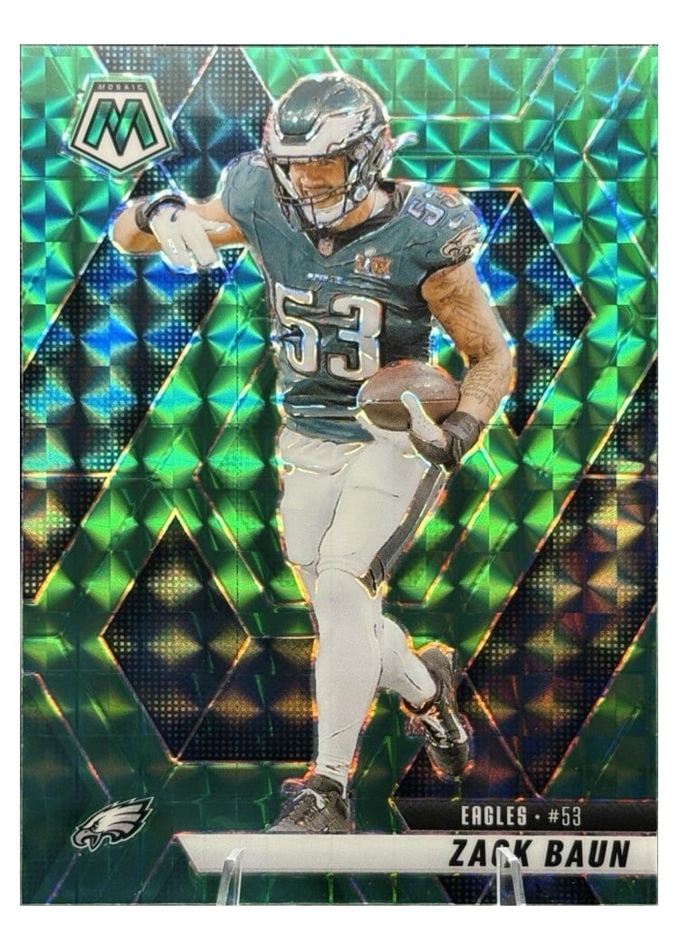 2025 Panini Mosaic Base Set Zack Baun #141 card