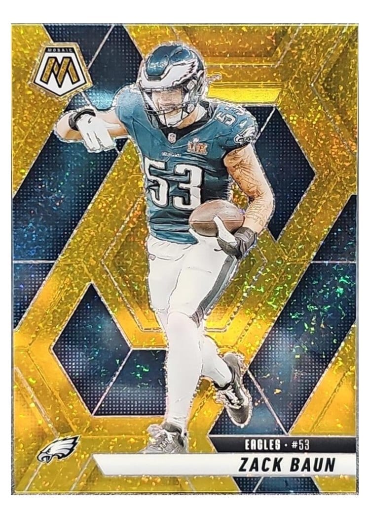 2025 Panini Mosaic Base Set Zack Baun #141 card