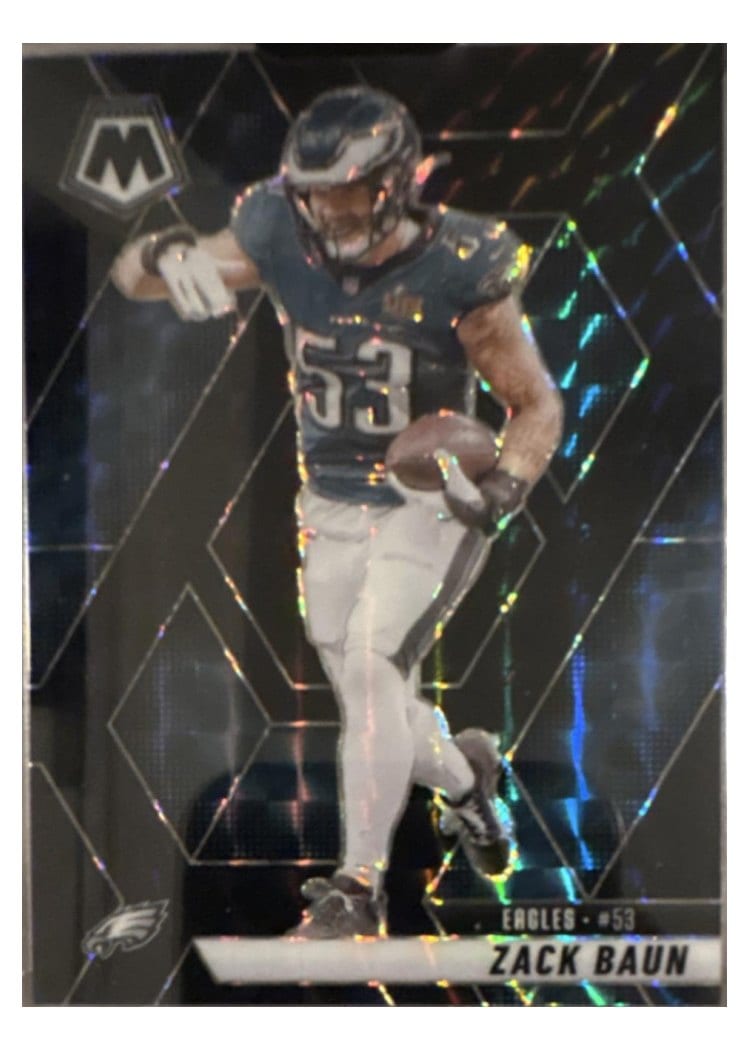 2025 Panini Mosaic Base Set Zack Baun Black #141 card