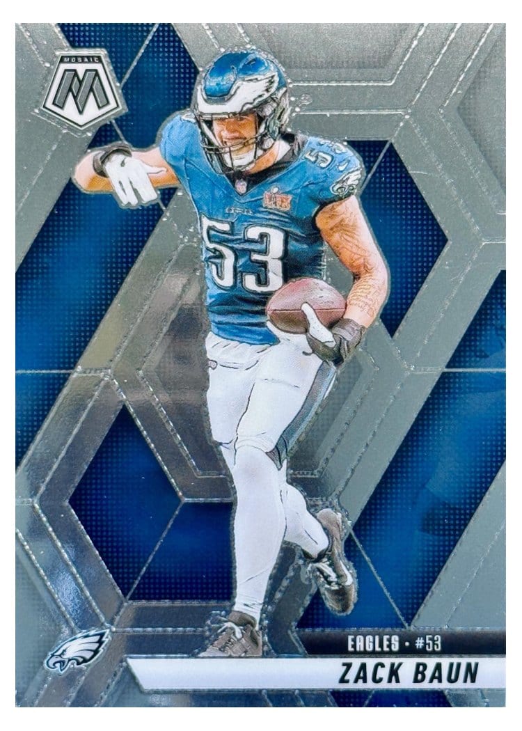 2025 Panini Mosaic Base Set Zack Baun #141 card