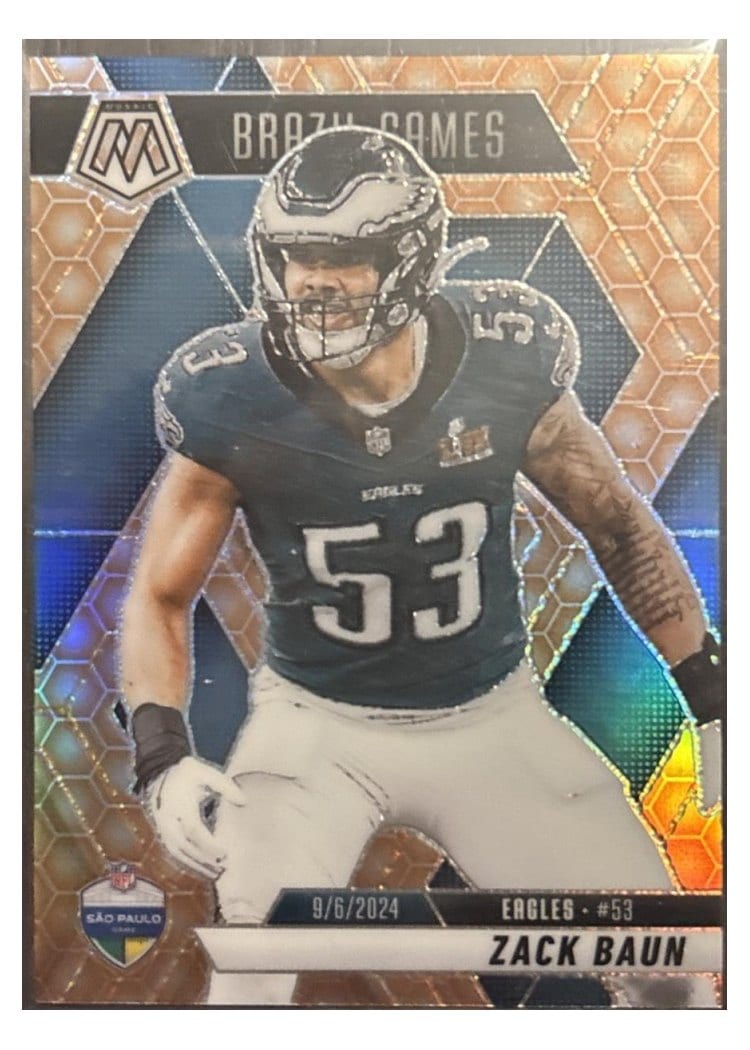 2025 Panini Mosaic Base Set Zack Baun Honeycomb #268 card