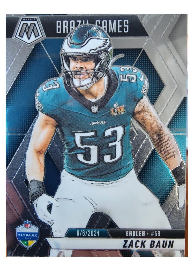 2025 Panini Mosaic Base Set Zack Baun #268 card