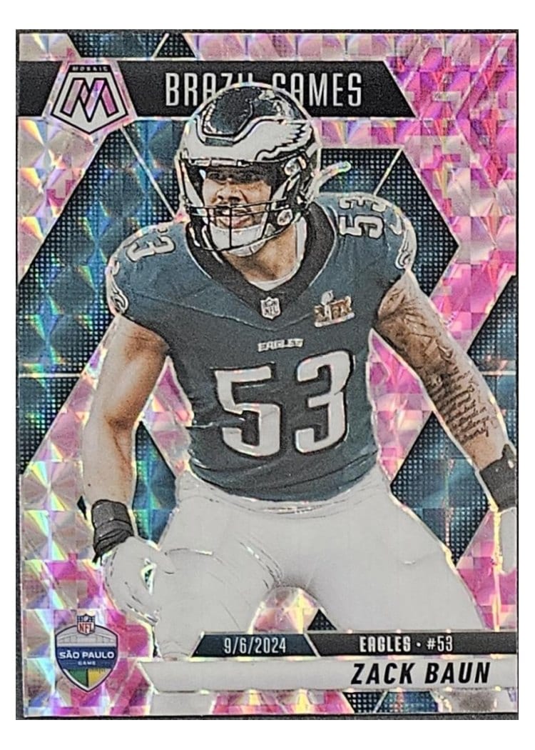 2025 Panini Mosaic Base Set Zack Baun #268 card