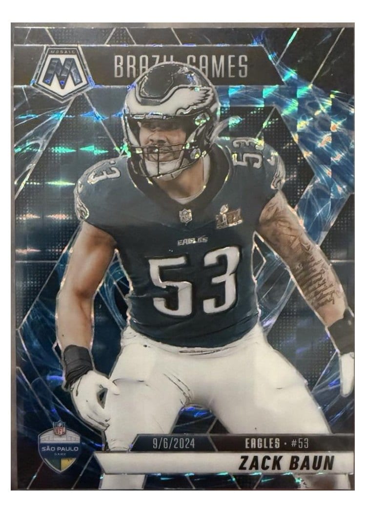 2025 Panini Mosaic Base Set Zack Baun #268 card
