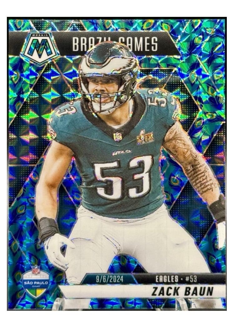 2025 Panini Mosaic Base Set Zack Baun #268 card