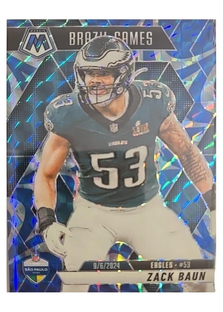 2025 Panini Mosaic Base Set Zack Baun #268 card