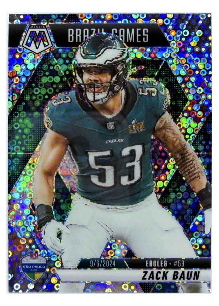 2025 Panini Mosaic Base Set Zack Baun #268 card