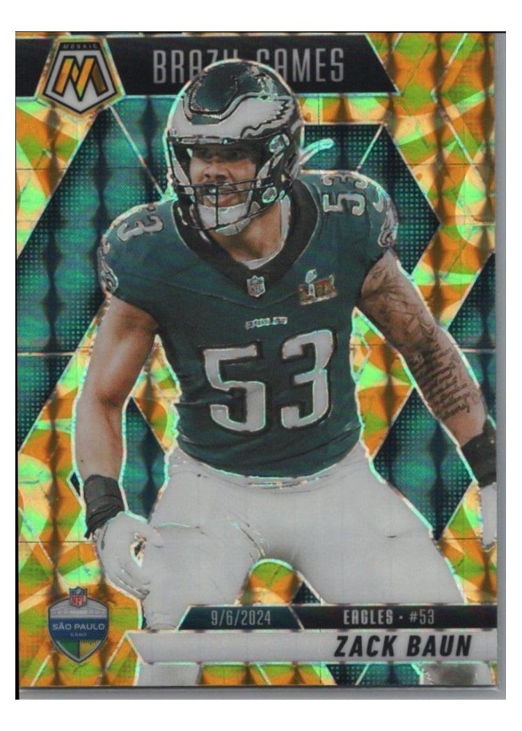 2025 Panini Mosaic Base Set Zack Baun #268 card