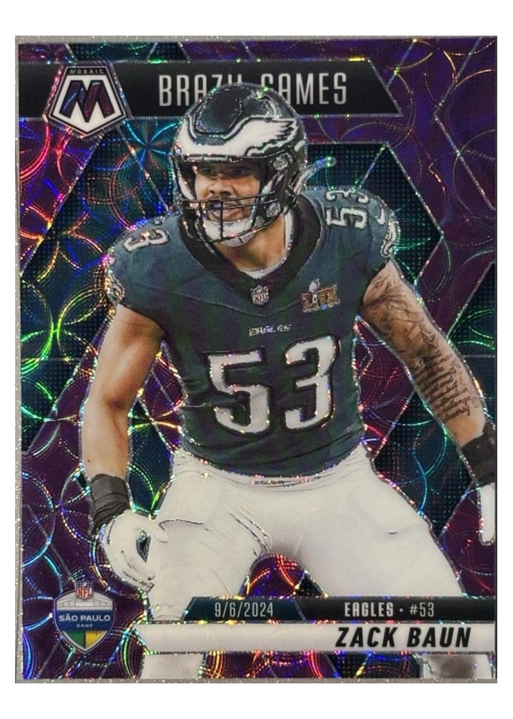 2025 Panini Mosaic Base Set Zack Baun #268 card
