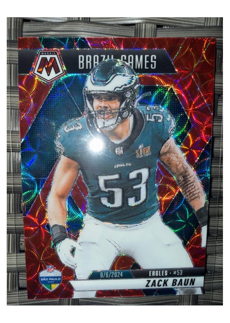 2025 Panini Mosaic Base Set Zack Baun #268 card