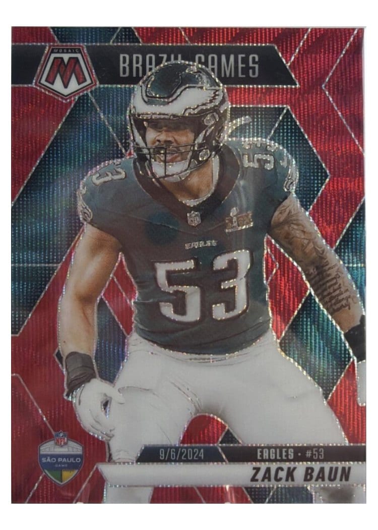 2025 Panini Mosaic Base Set Zack Baun #268 card