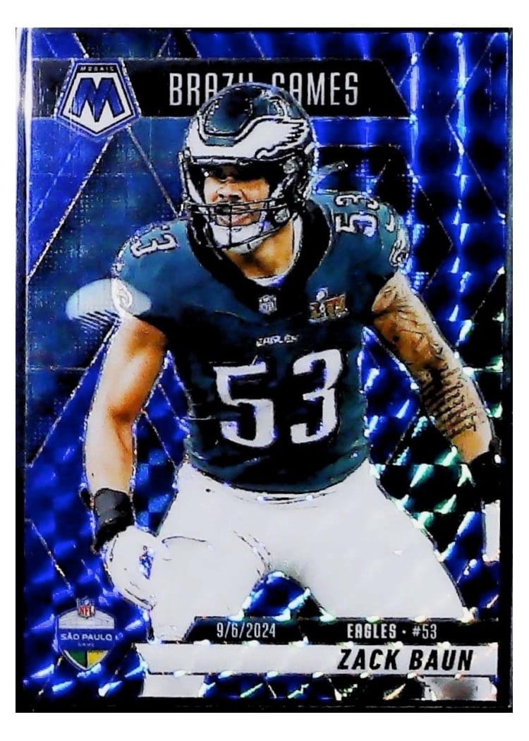 2025 Panini Mosaic Base Set Zack Baun #268 card