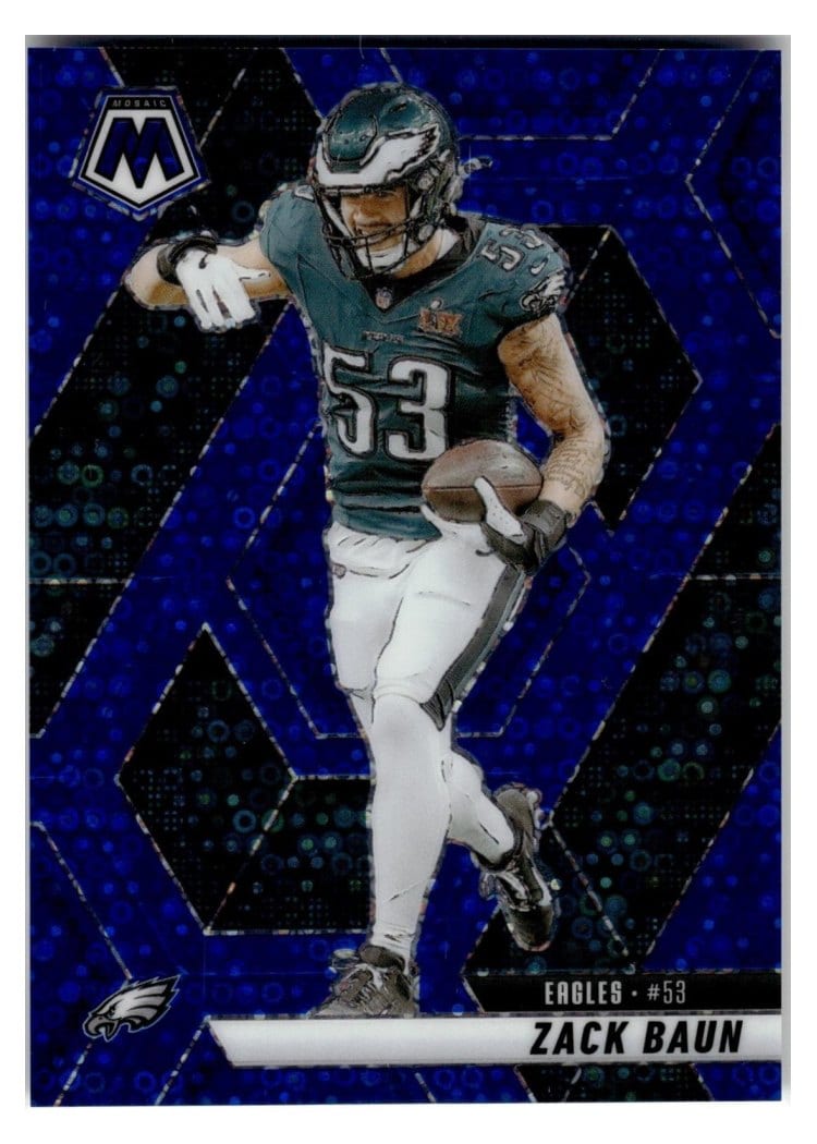 2025 Panini Mosaic Base Set Zack Baun #268 card