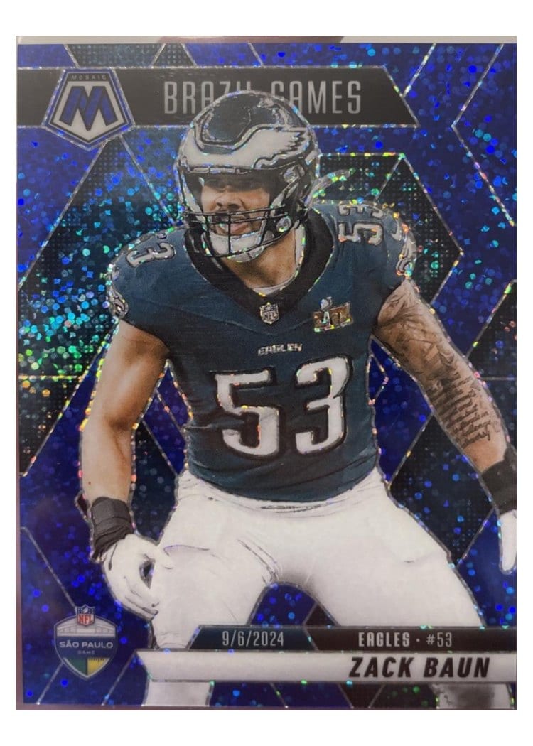 2025 Panini Mosaic Base Set Zack Baun #268 card