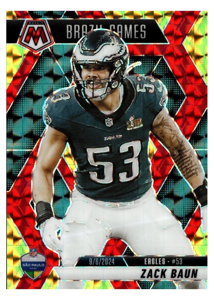 2025 Panini Mosaic Base Set Zack Baun #268 card