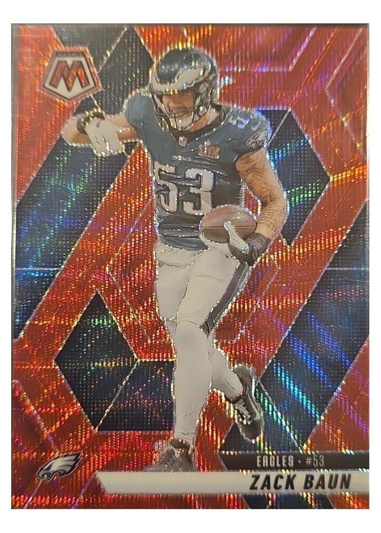 2025 Panini Mosaic Base Set Zack Baun #268 card