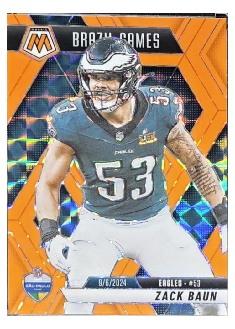 2025 Panini Mosaic Base Set Zack Baun #268 card