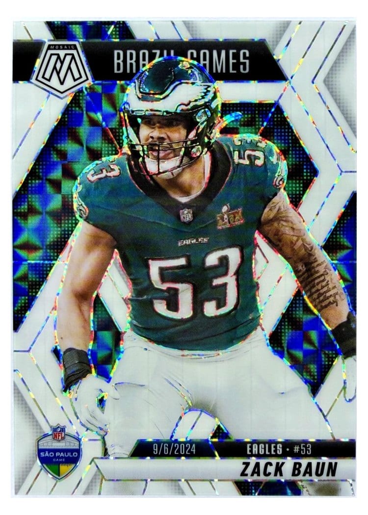2025 Panini Mosaic Base Set Zack Baun #268 card